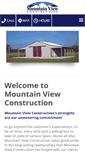 Mobile Screenshot of mtnviewconstruction.com